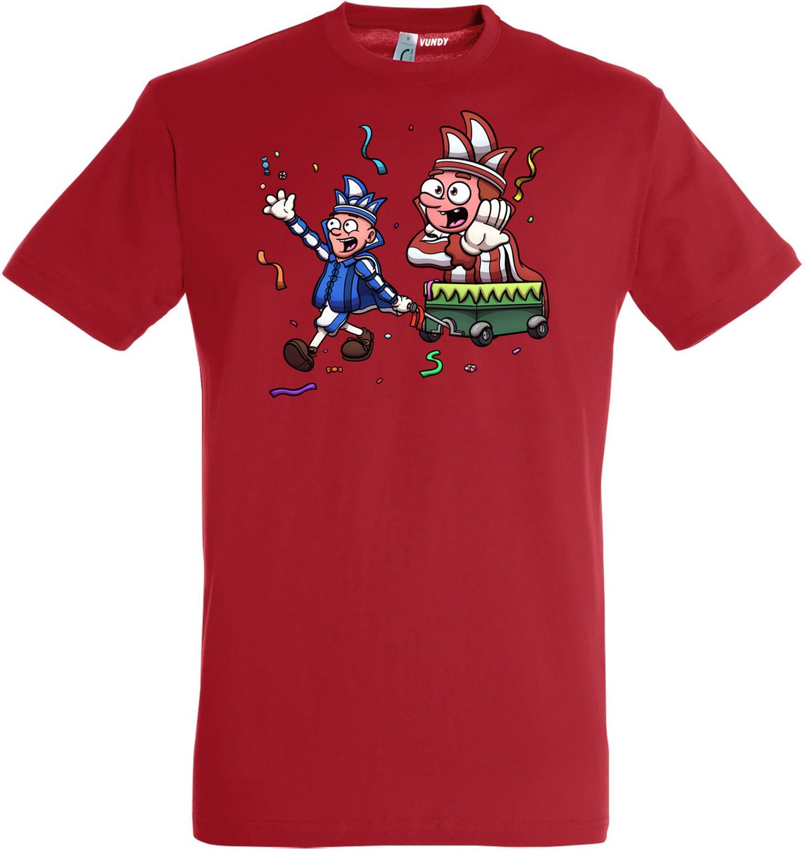 T-shirt kinderen Carnavalsoptocht | Carnaval | Carnavalskleding Kinderen Baby | Rood | maat 128